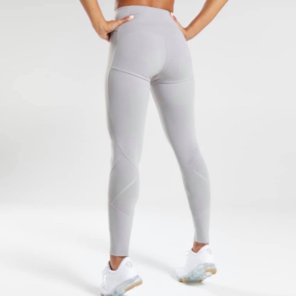 Grey Ankle Fused Leggings